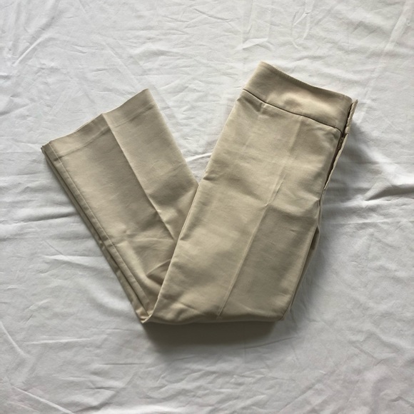 Y2K Beige Flare Pants - Picture 4 of 7